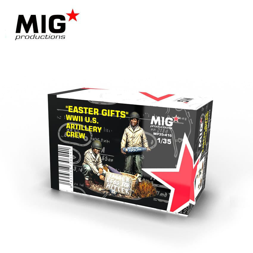Mig Productions 1/35 WW2 Artillery Crew "Easter Gifts" 35416